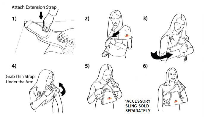 Step-by-Step Instructions to Wear the Extension Strap